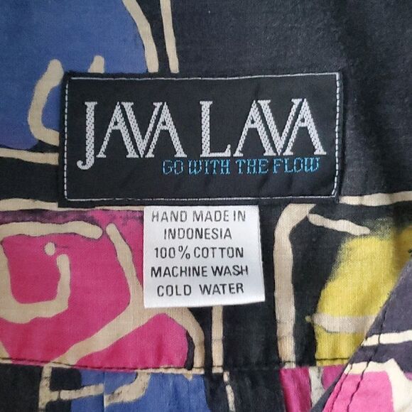 Java Lava | Retro Abstract Color Shirt - Picture 5 of 7